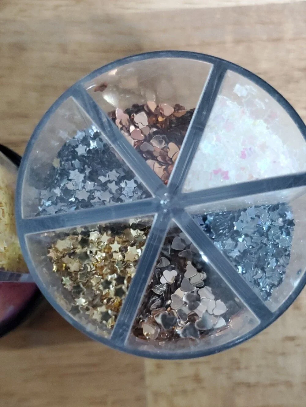 Recollections Assorted Glitter Pack - Aqua, Gold, Black, Cream